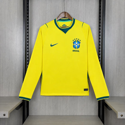 Camisola Manga Comprida Brasil 2026 Principal Versão Adepto