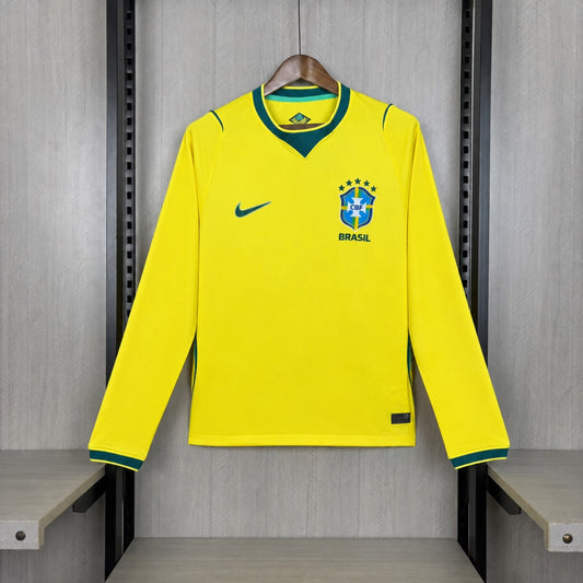 Camisola Manga Comprida Brasil 2026 Principal Versão Adepto