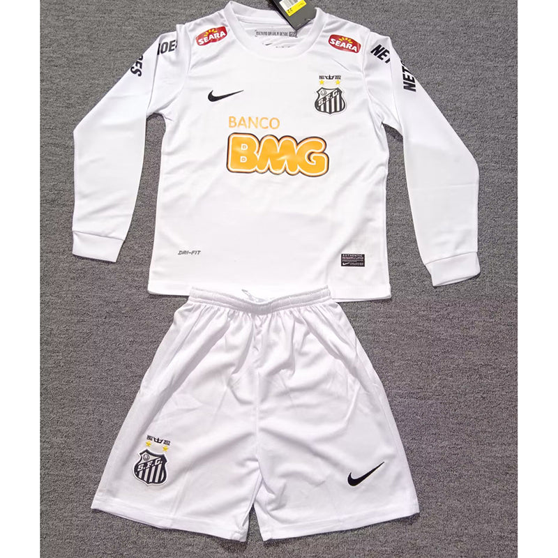 Kit Criança Manga Comprida Santos FC 2011-12 Principal
