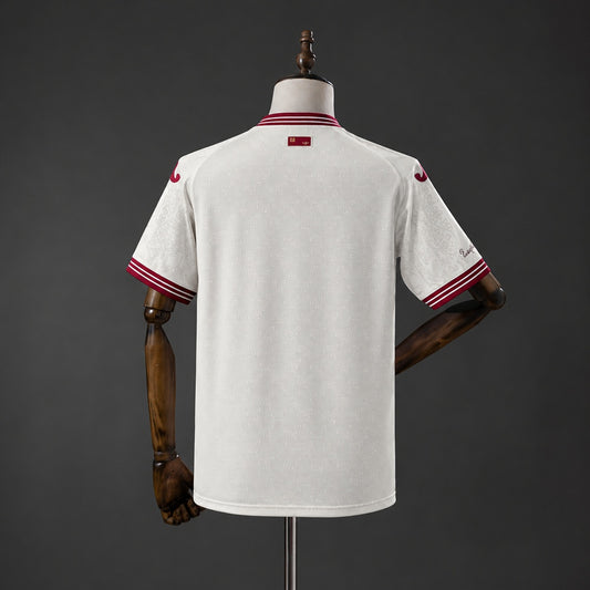 Camisola Real Murcia CF 2026-27 Alternativa Branca Versão Adepto