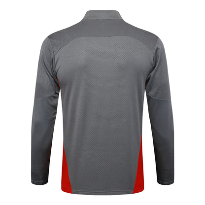 Fato de Treino AC Milan 2024-25 - Camisola com Fecho