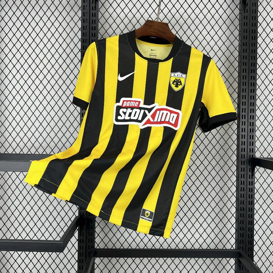 Camisola AEK Atenas 2025-26 Principal Versão Adepto