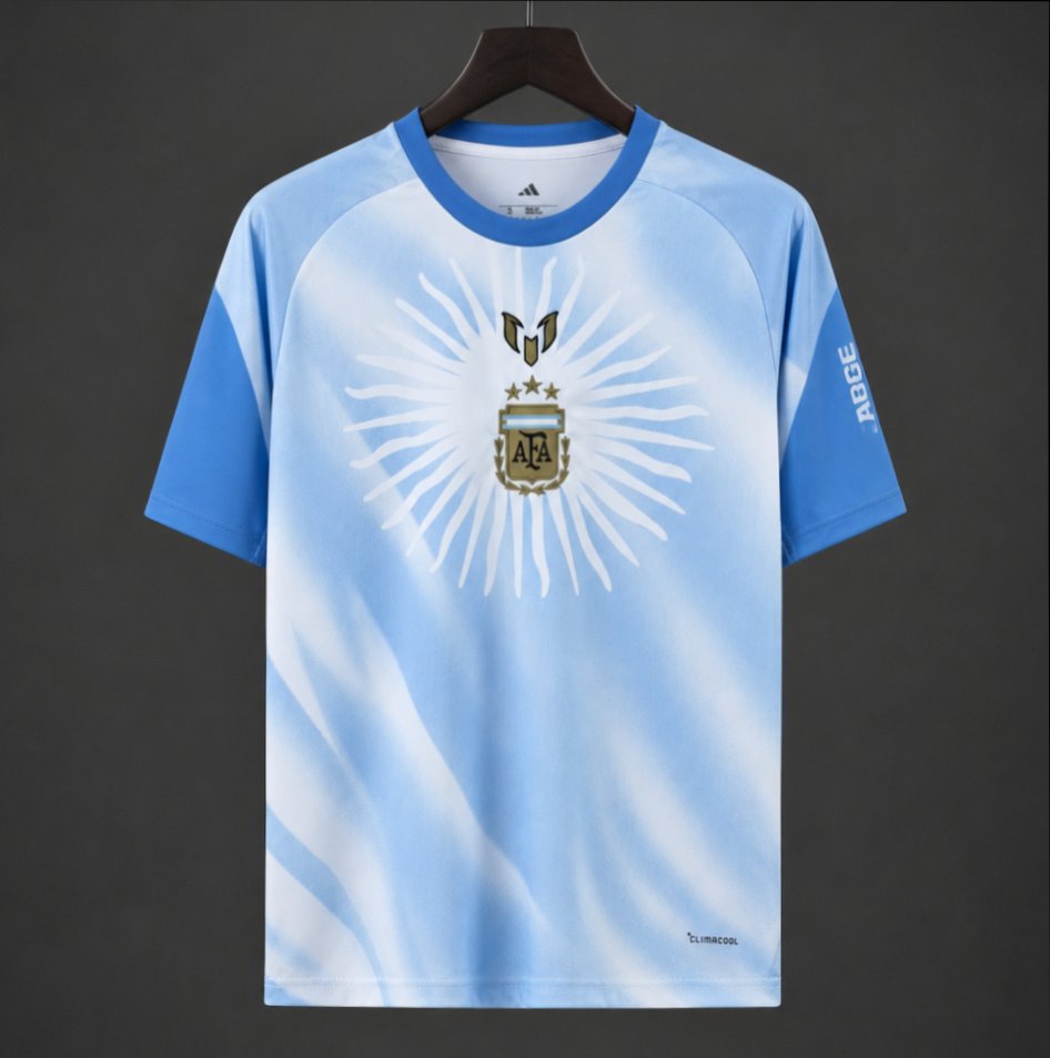 Camisola Argentina 2026 Pre-Match Messi Tribute Versão Adepto