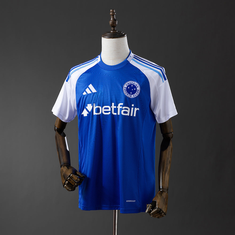 Camisola Cruzeiro EC 2025-26 Principal Versão Adepto