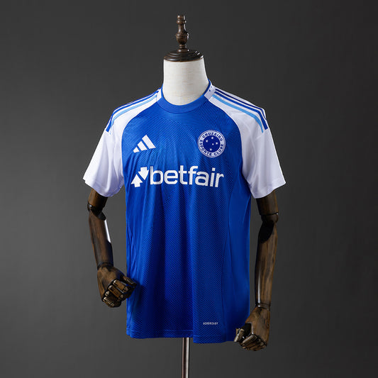Camisola Cruzeiro EC 2025-26 Principal Versão Adepto