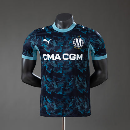Camisola Olympique Marselha 2026-27 Alternativa Azul Versão Jogador