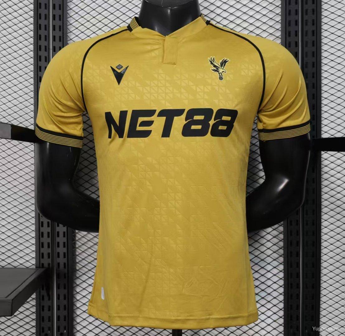 Camisola CRY-PAL 2025-26 Alternativa Amarela Versão Jogador