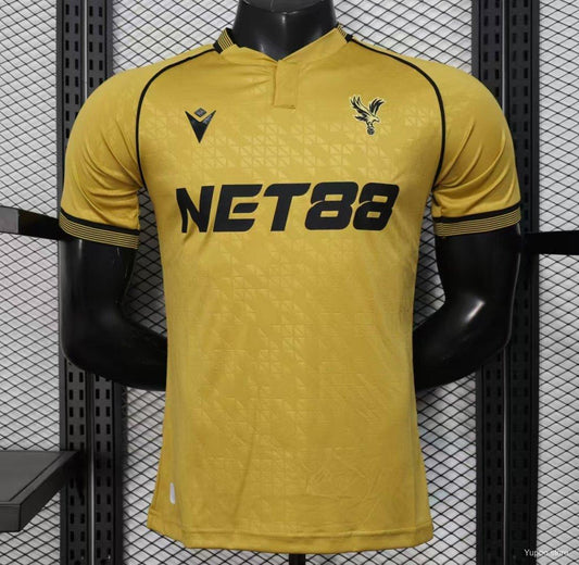 Camisola CRY-PAL 2025-26 Alternativa Amarela Versão Jogador