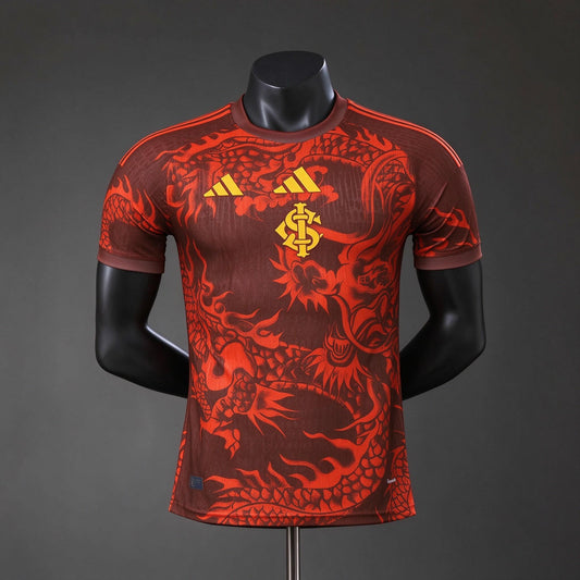 Camisola SC Internacional 2026-27 Alternativa Vermelha Lisa Versão Jogador