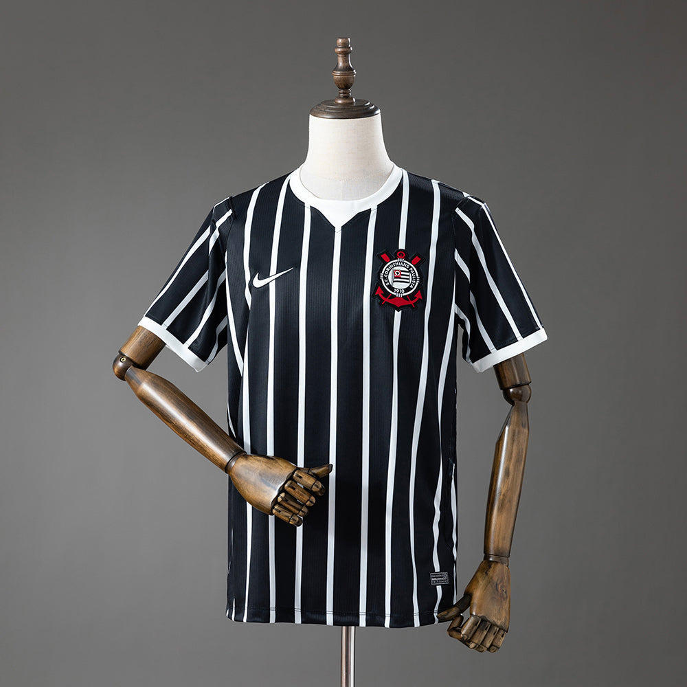 Camisola SC Corinthians 2026-27 Alternativa Preta Lisa Versão Adepto