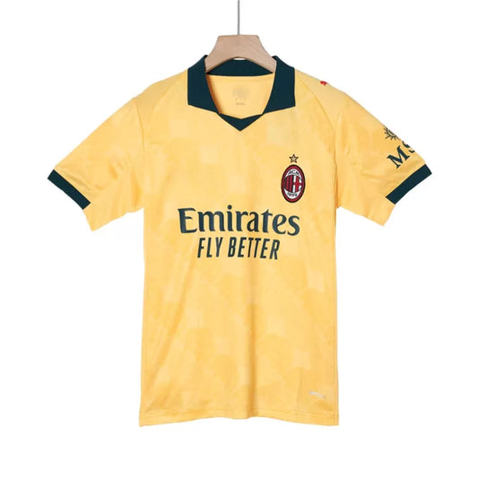 Camisola Ac Milan 2025-26 Alternativa Amarela Versão Adepto