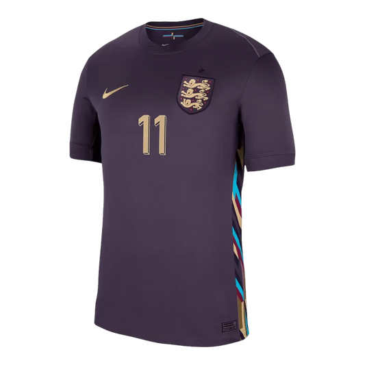 Camisola Inglaterra 2024 Alternativa Azul Versão Adepto FODEN #11