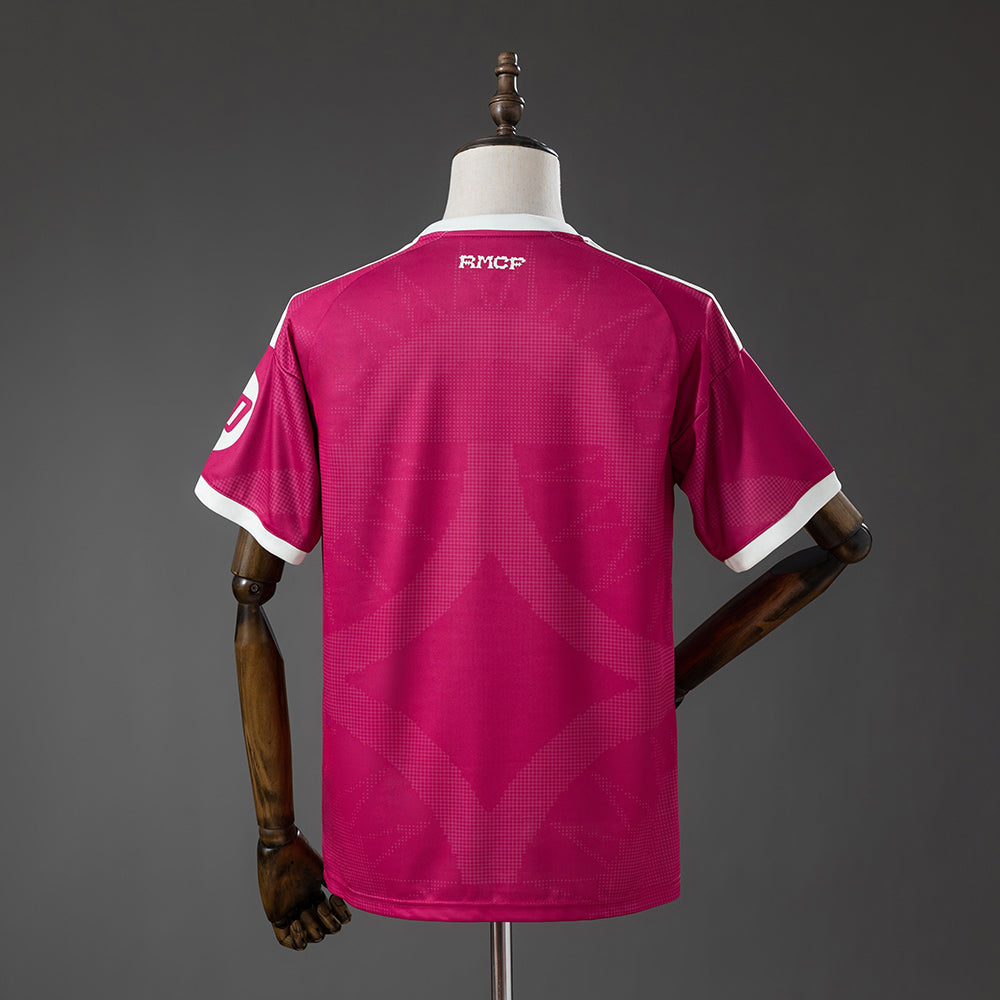 Camisola Real Madrid CF 2026-27 Alternativa Vermelha Versão Adepto