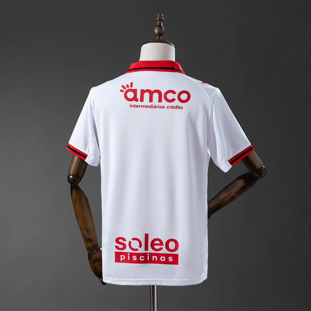 Camisola SC Braga 2025-26 Alternativa Branca Versão Adepto