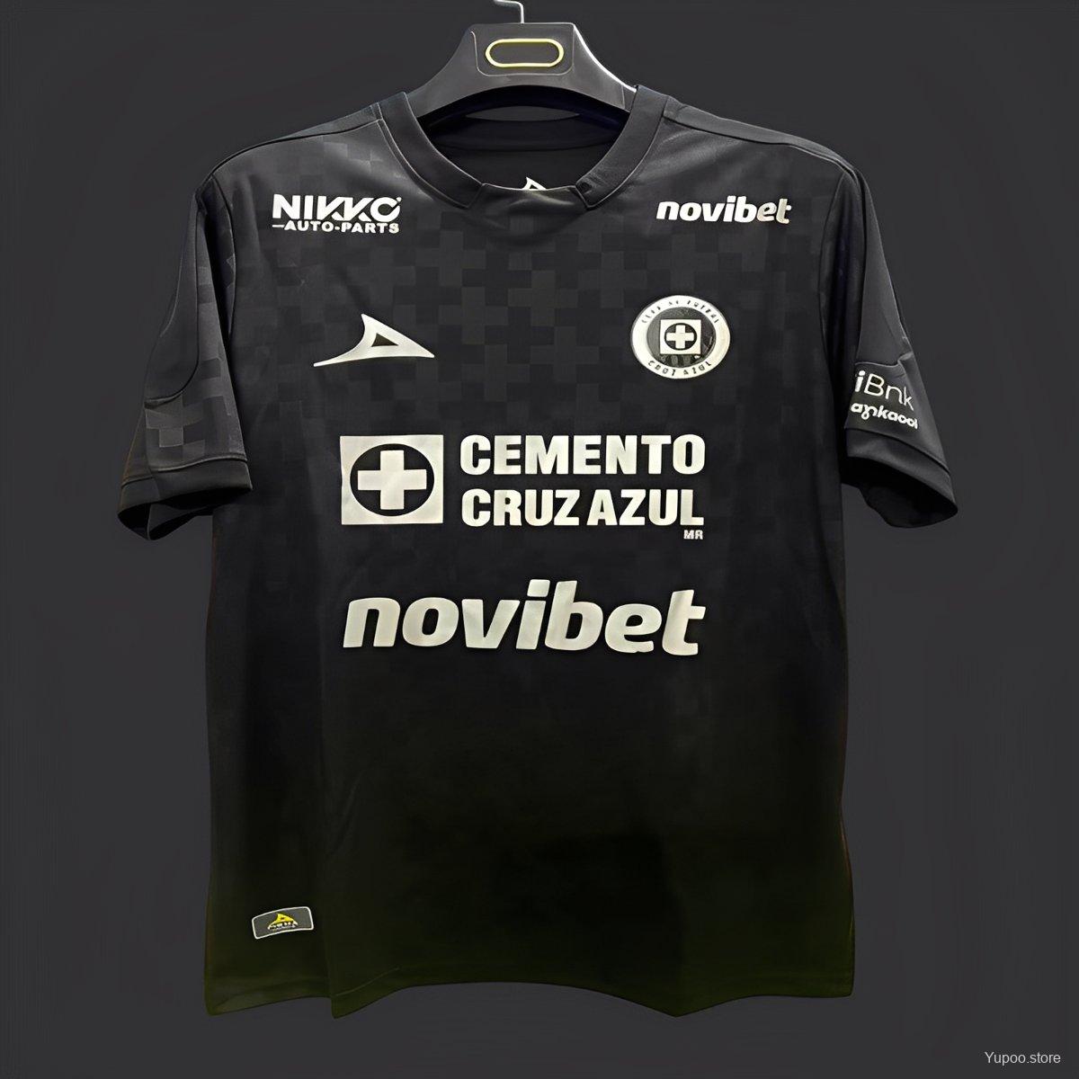 Camisola CD Cruz Azul 2025-26 Alternativ Preta Versão Adepto