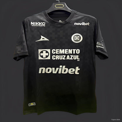Camisola CD Cruz Azul 2025-26 Alternativ Preta Versão Adepto