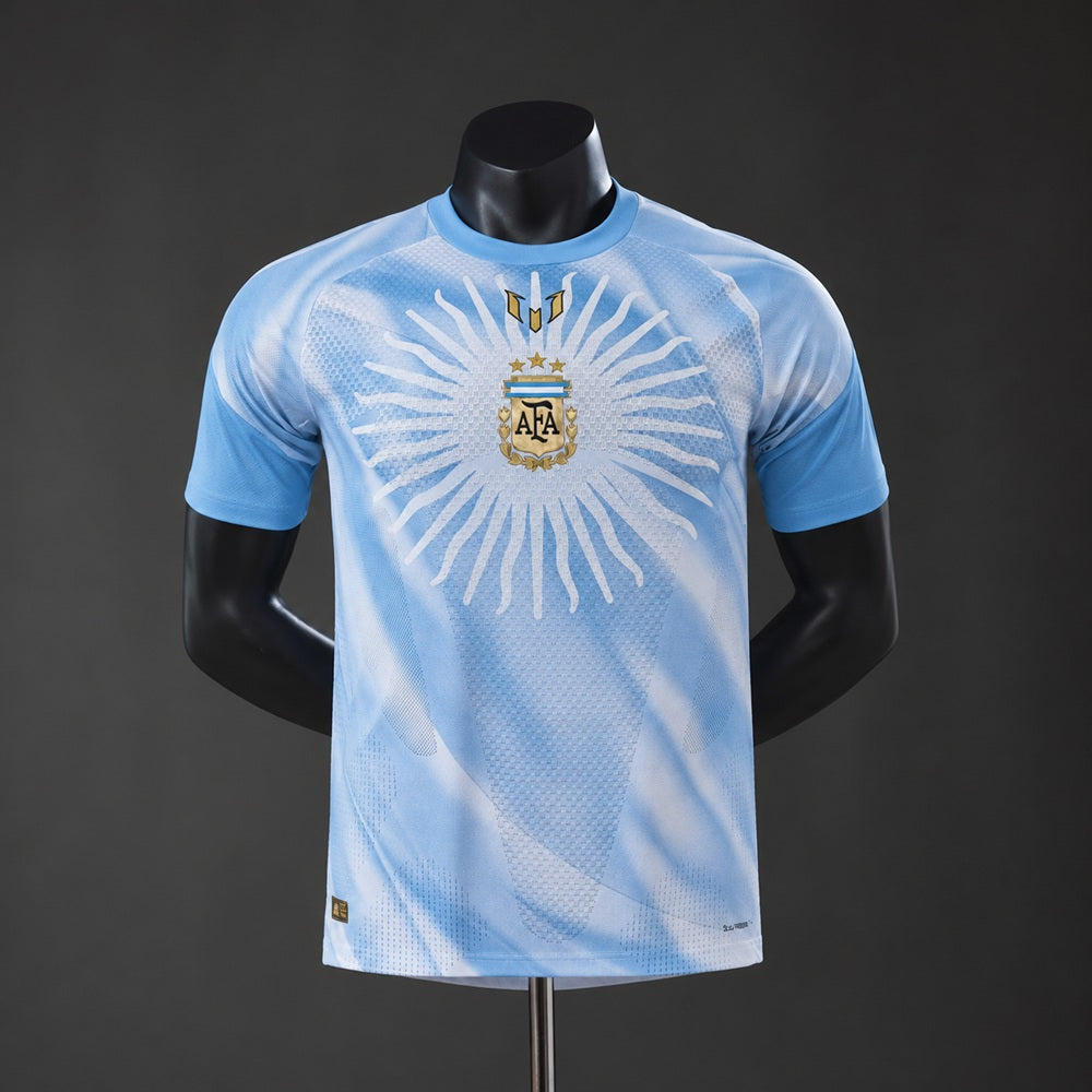 Camisola Argentina 2026 Pre-Match Messi Tribute Versão Jogador