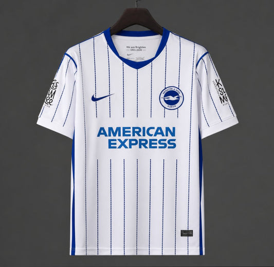Camisola BRIGH 2026-27 Alternativa Branca Versão Adepto
