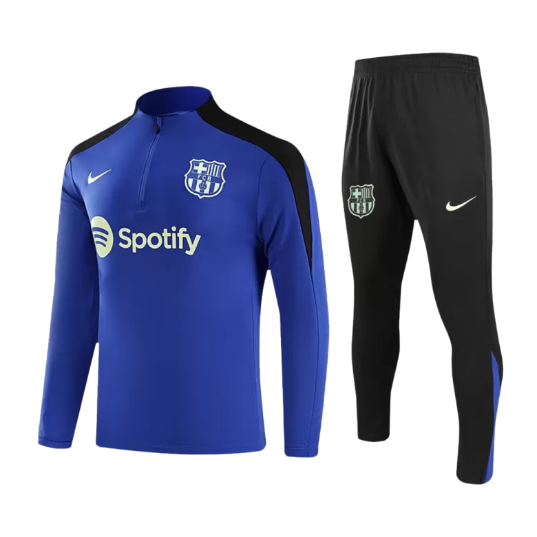 Fato de Treino FC Barcelona 2024-25 - Camisola com Fecho
