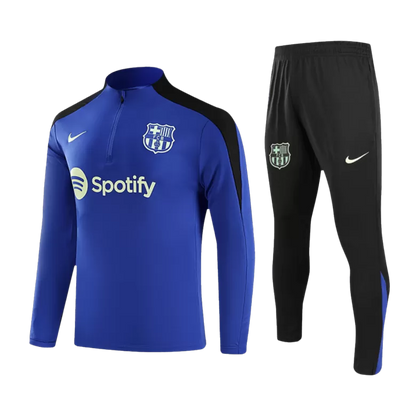 Fato de Treino FC Barcelona 2024-25 - Camisola com Fecho