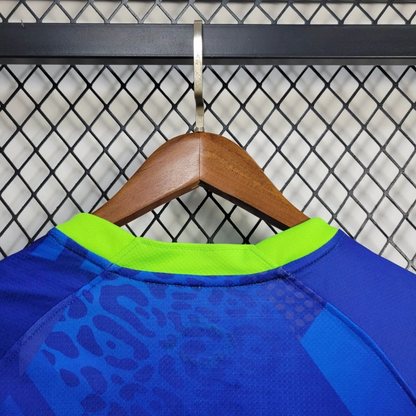 Camisola Brasil 2025 Alternativa Azul Versão Adepto