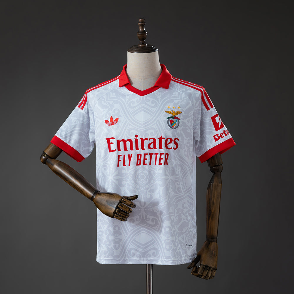 Camisola S.L.B. 2026-27 Alternativa Branca Versão Adepto (Entrega Imediata)
