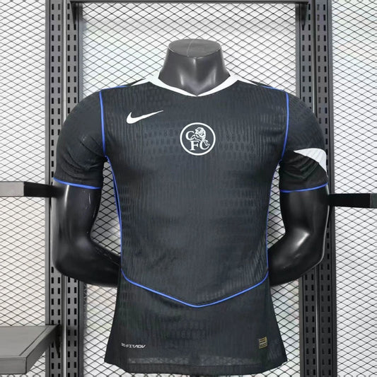 Camisola CHE 2025-26 Alternativa Preta Versão Jogador
