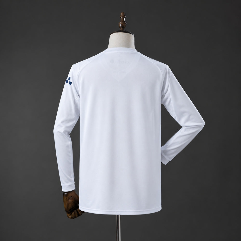 Camisola Manga Comprida MCI 2026-27 Alternativa Branca Versão Adepto