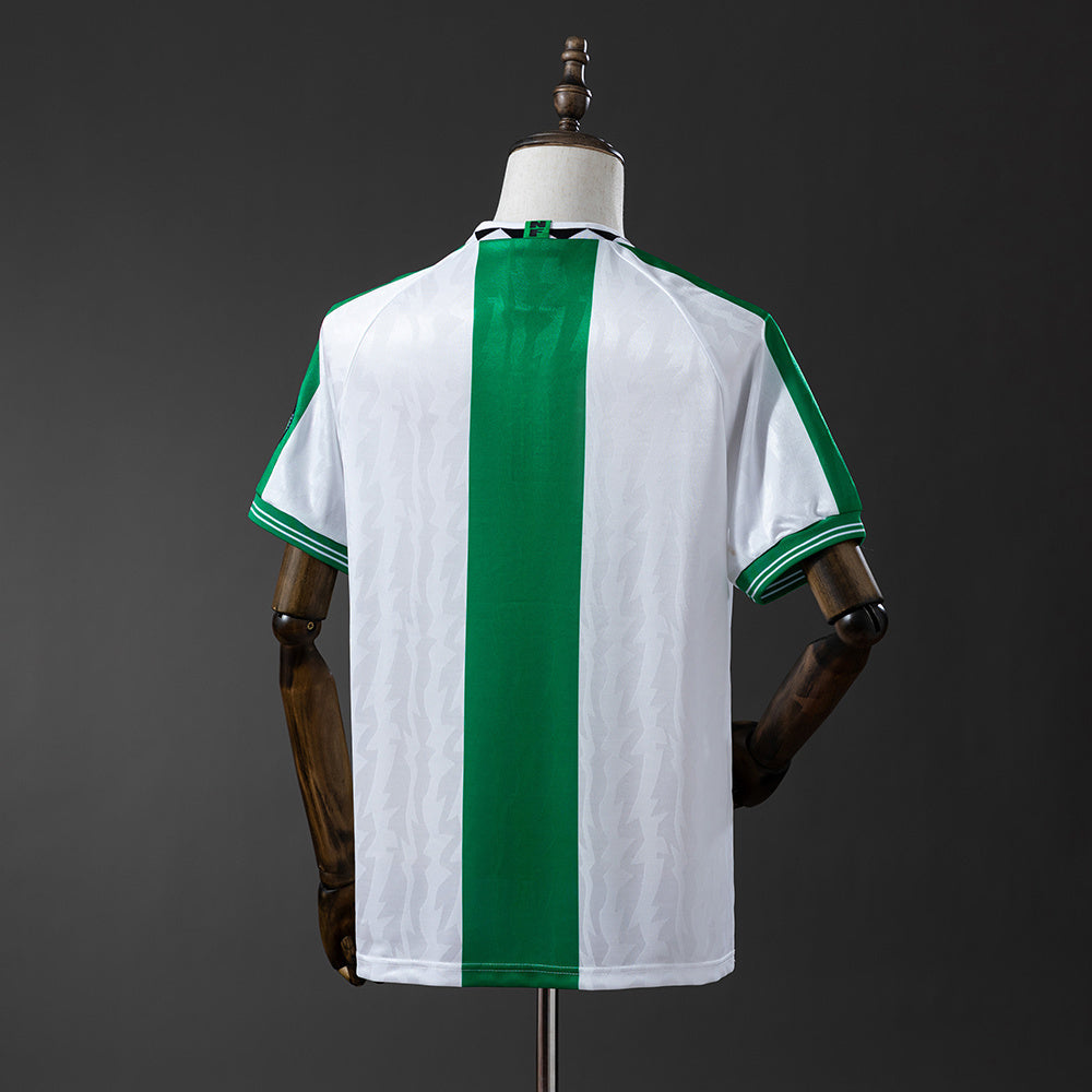 Camisola Nigeria 1996 Alternativa Branca Versão Adepto