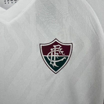 Camisola Fluminense FC 2025-26 Alternativa Branca Lisa Versão Mulher