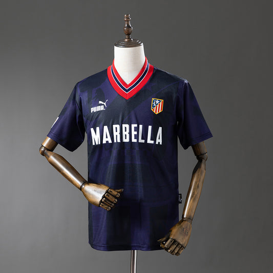 Camisola Atletico Madrid 1995-96 Alternativa Azul Versão Adepto