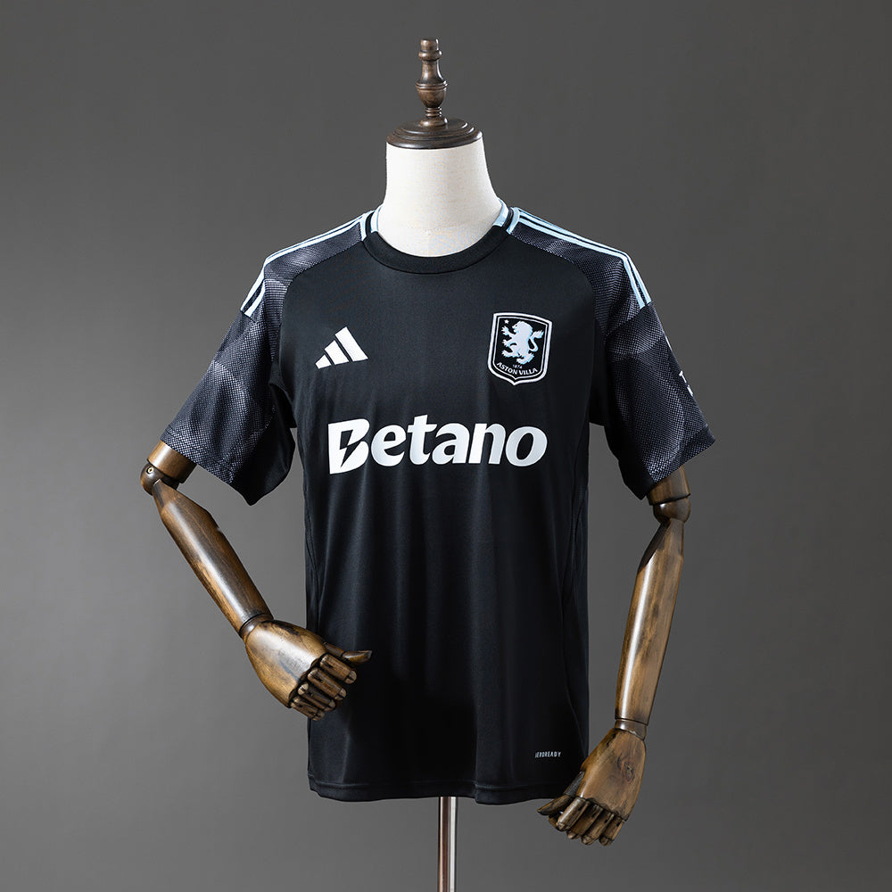 Camisola AV 2025-26 Alternativa Preta Versão Adepto