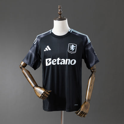 Camisola AV 2025-26 Alternativa Preta Versão Adepto