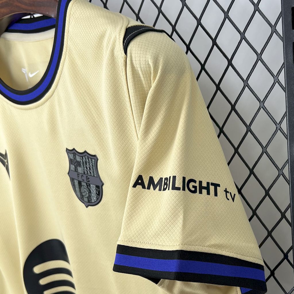 Camisola FC Barcelona 2025-26 Alternativa Amarela UCL Versão Adepto CUBARSÍ #5