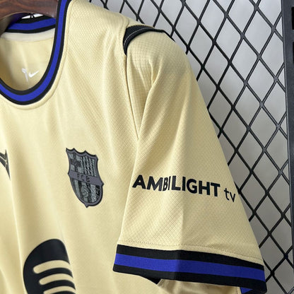 Camisola FC Barcelona 2025-26 Alternativa Amarela UCL Versão Adepto CUBARSÍ #5
