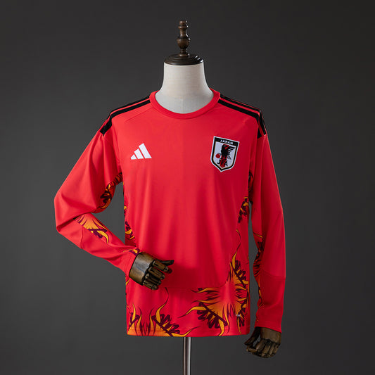Camisola Manga Comprida Japão 2026 Guarda-Redes Versão Adepto