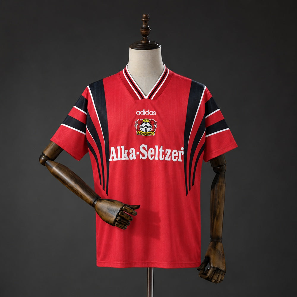Camisola Bayer 04 Leverkusen 1996-97 Principal Versão Adepto
