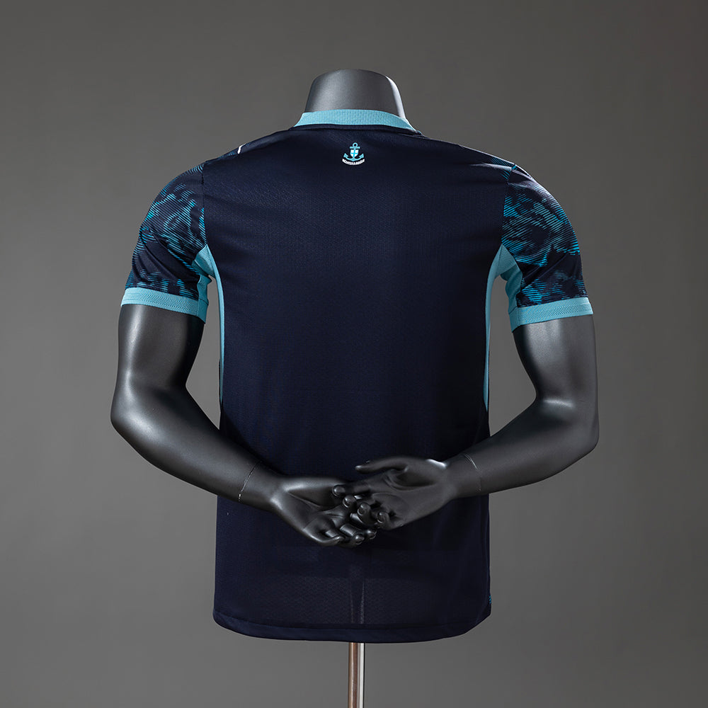 Camisola Olympique Marselha 2026-27 Alternativa Azul Versão Jogador