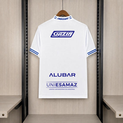 Camisola Paysandu SC 2026-27 Alternativa Branca Versão Adepto Todos Patrocinadores