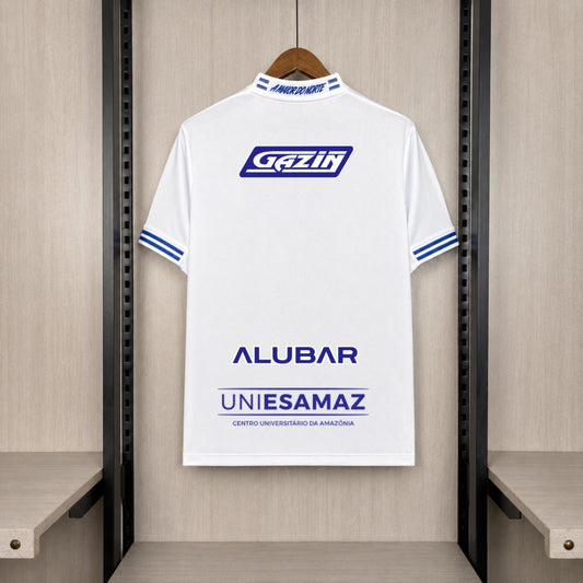 Camisola Paysandu SC 2026-27 Alternativa Branca Versão Adepto Todos Patrocinadores