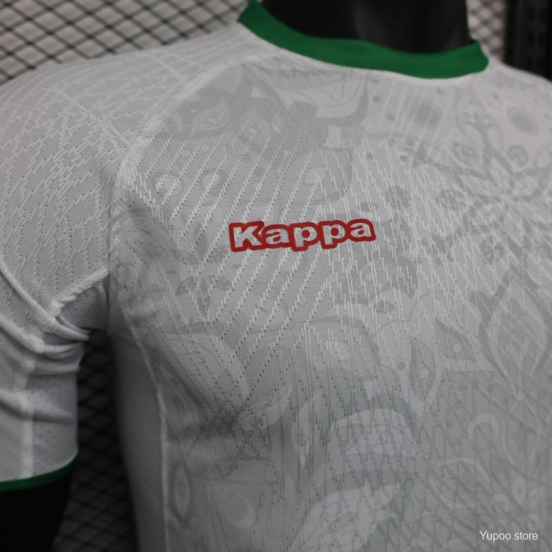 Camisola Omã 2024 Alternativa Branca Versão Jogador