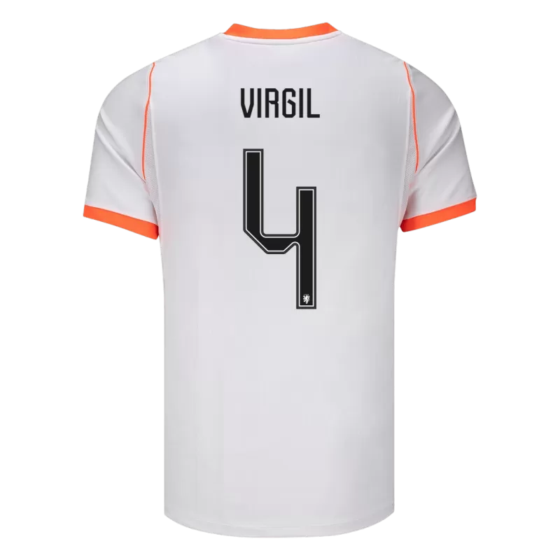 Camisola Paises Baixos 2026 Alternativa Branca Versão Adepto VIRGIL #4