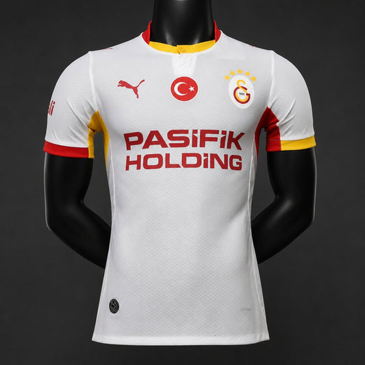 Camisola Galatasaray 2026-27 Alternativa Branca Versão Jogador