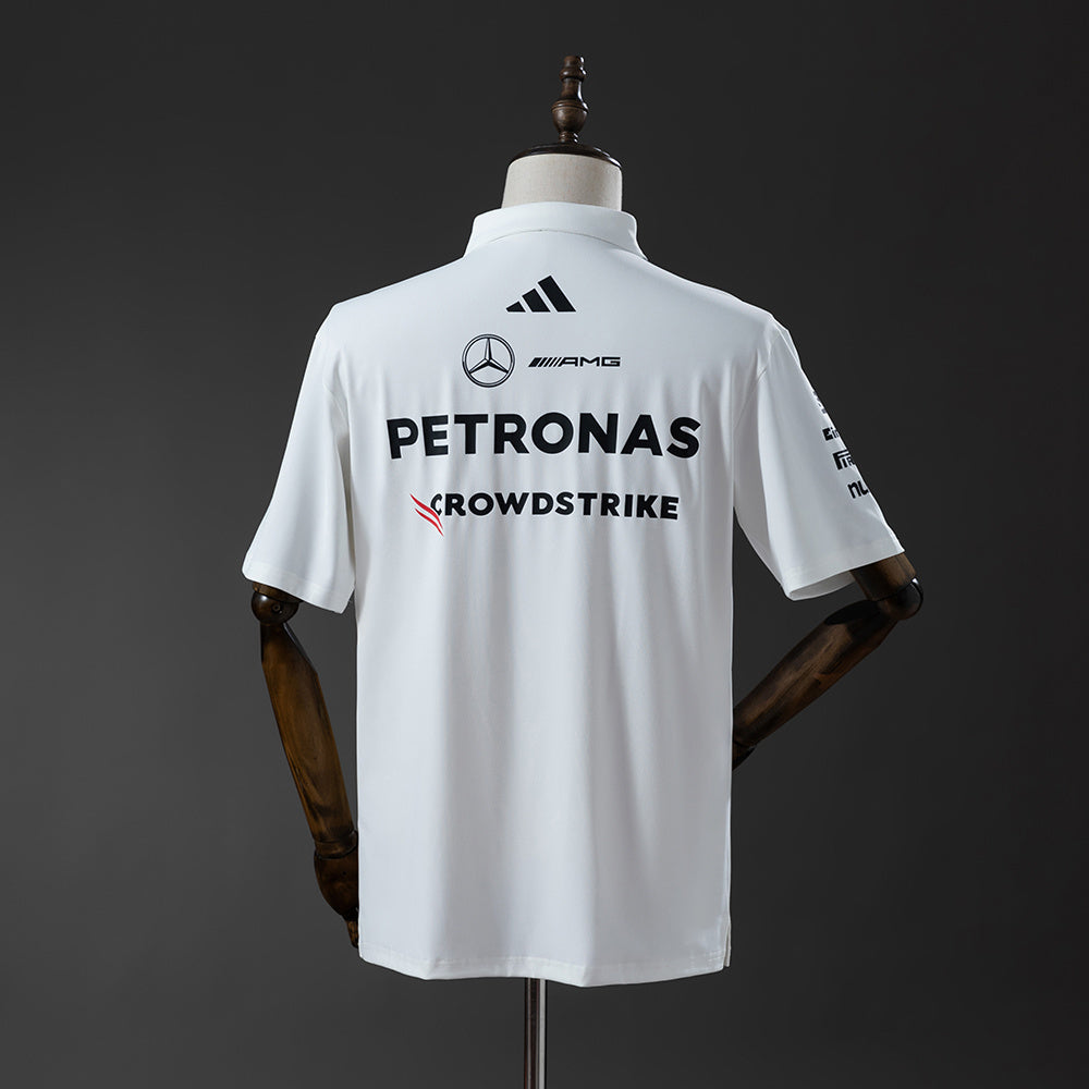 Polo F1 Mercedes 2025 Branco