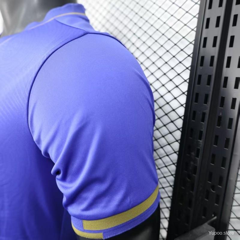 Camisola AS Monaco 2025-26 Alternativa Azul Versão Jogador
