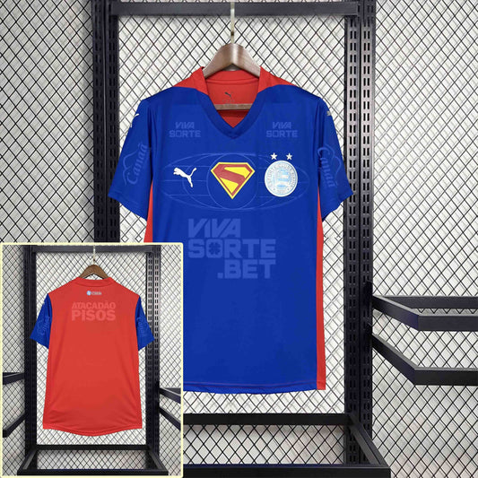 Camisola EC Bahia 2025-26 Edição Especial Versão Adepto Todos Patrocinadores