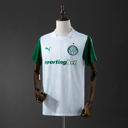 Camisola SE Palmeiras 2025-26 Alternativa Branca Versão Adepto