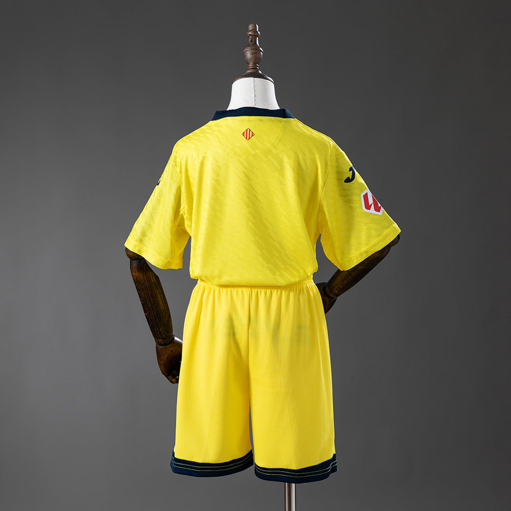 Kit Criança FC Villarreal 2025-26 Principal