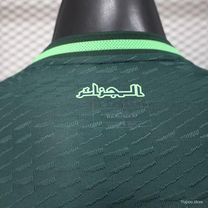 Camisola Argelia 2024 Alternativa Verde Versão Jogador
