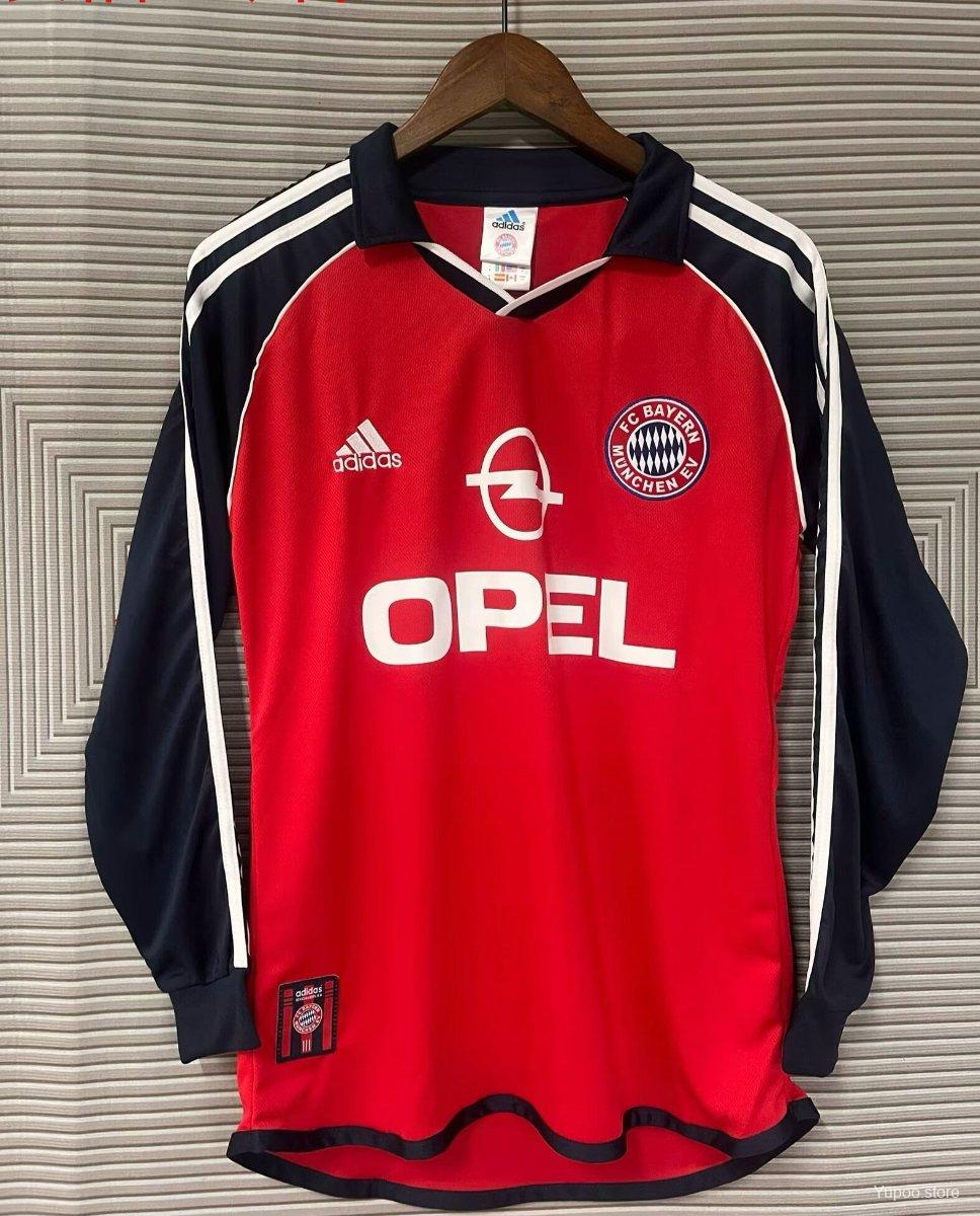 Camisola Manga Comprida FC Bayern Munique 2001-02 Principal